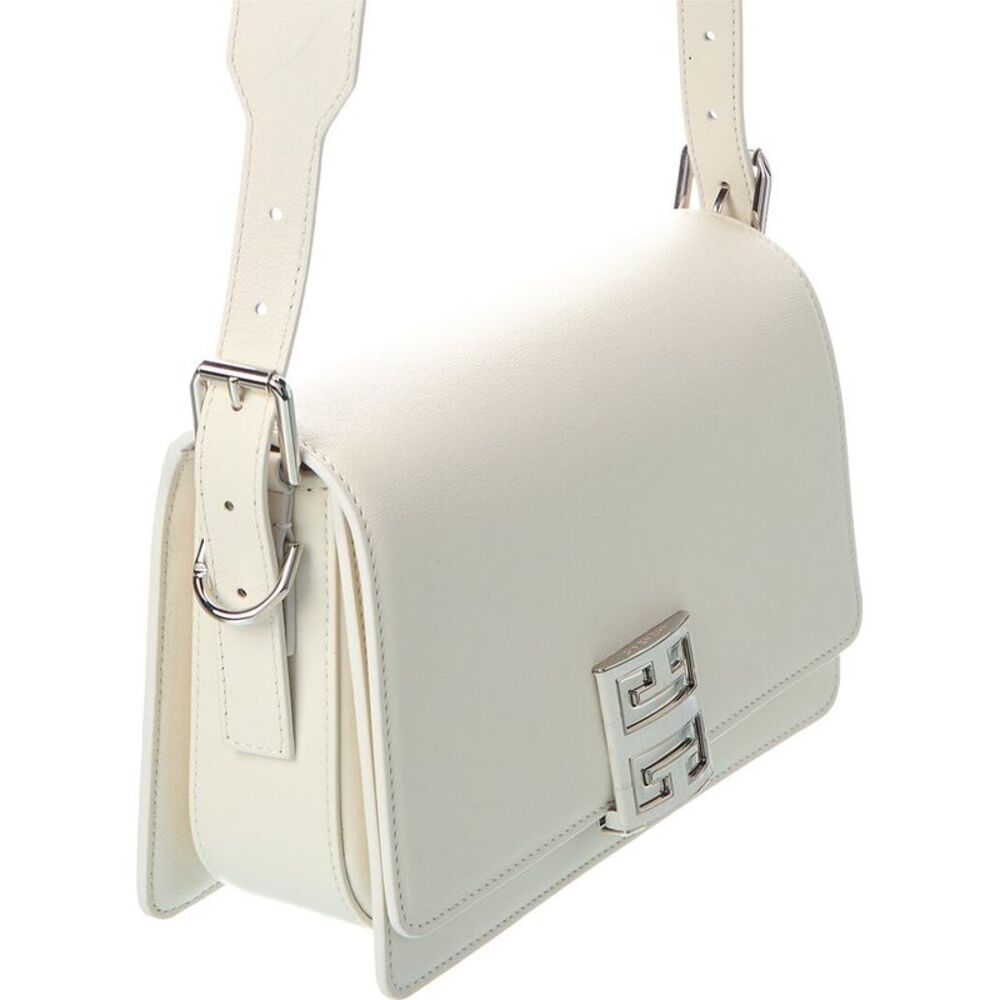 Givenchy 4G Leather Shoulder Bag, White - Picture 3 of 5